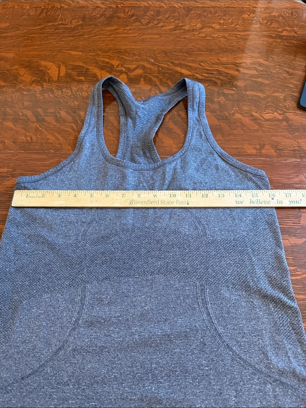 Lululemon Swiftly Tank Women's Gray Racerback Workout size 8